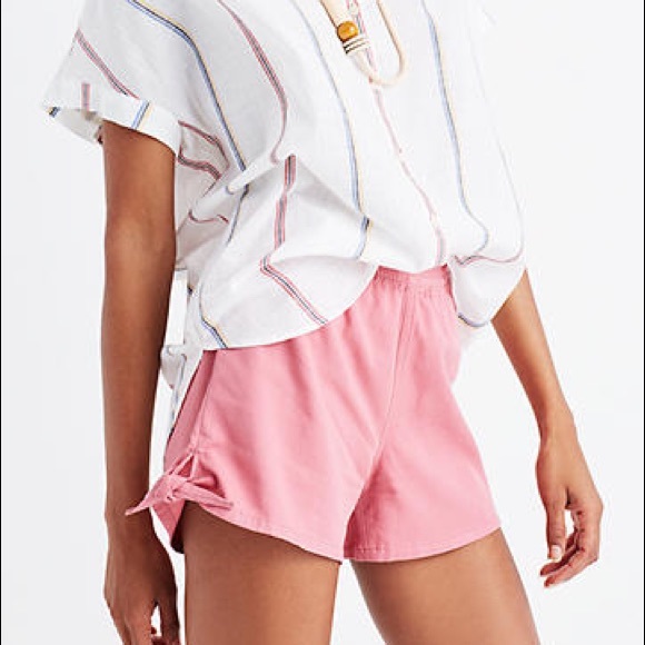 Madewell Pants - Madewell Pull-On Side-Tie Shorts